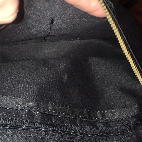 Black and Gold midsize backpack. - Picture 3 of 8